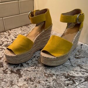 Marc Fisher Ankle-Strap Wedge Sandals